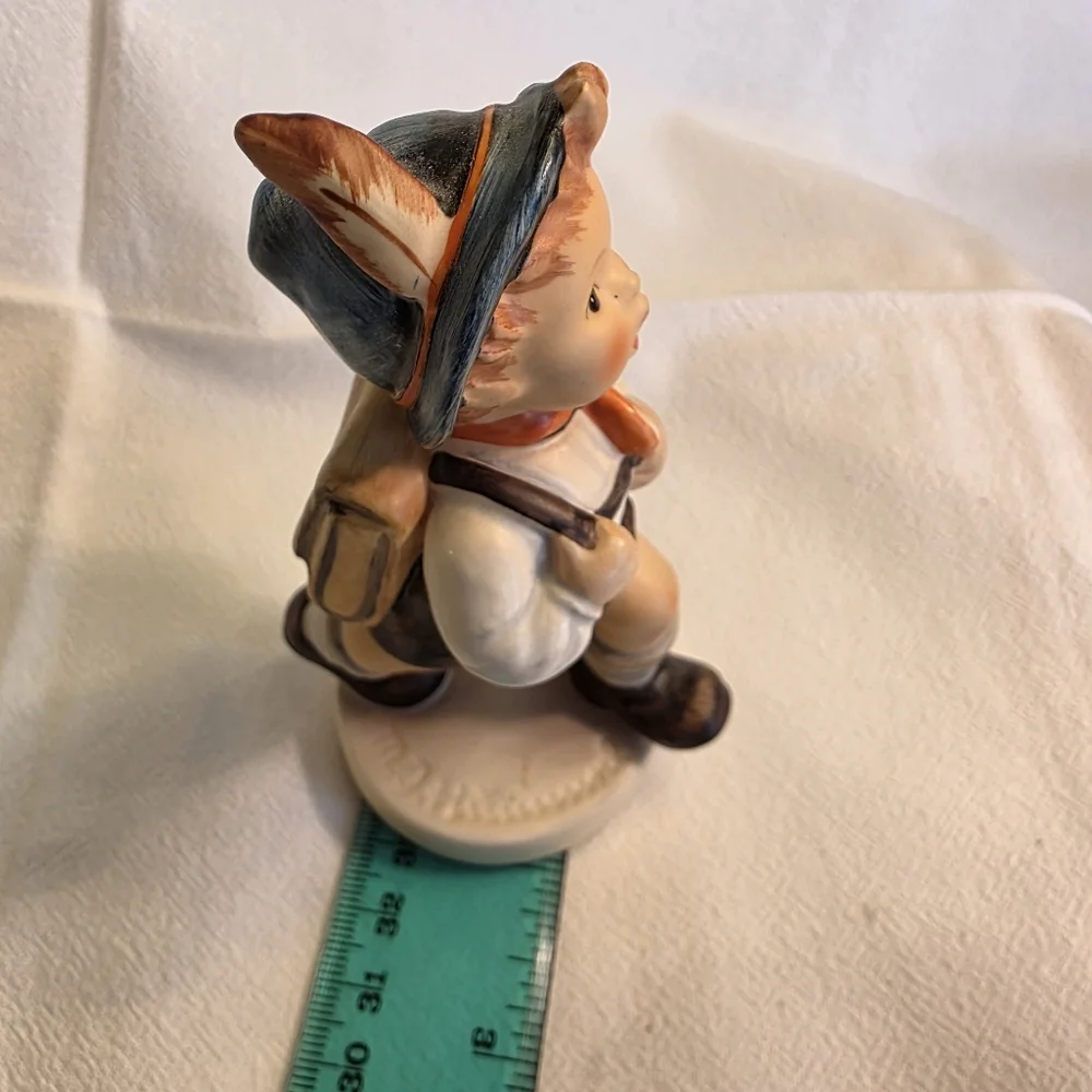Vintage Goebel Hummel School Boy Figurine Boy With Knapsack TMK 6